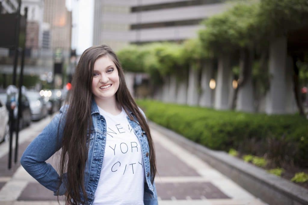 Downtown Cincinnati Senior Portrait Session Tonya Bolton