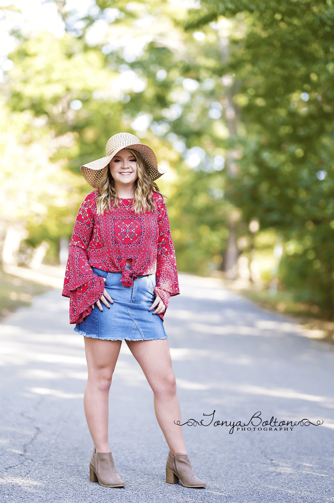 country girl senior pics