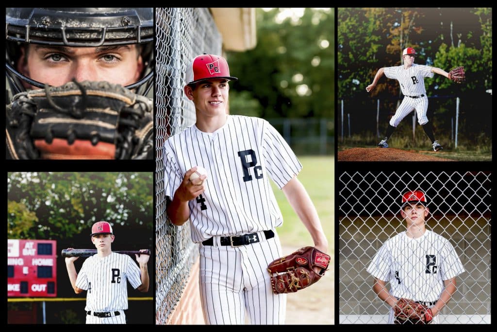 Baseball player posing with bat Stock Photo - Alamy